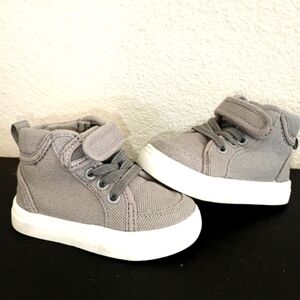Gray High-Top Sneakers, 5 Baby